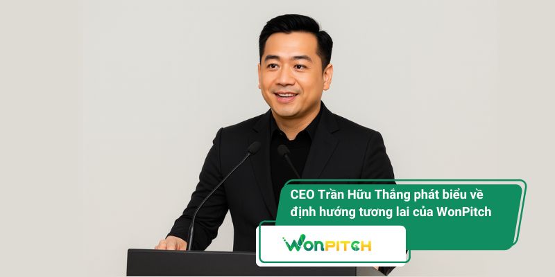 WonPitch kỷ nguyên mới với sự điều hành của Giám đốc Trần Hữu Thắng 1 Ông Trần Hữu Thắng là Giám đốc điều hành mới của WonPitch