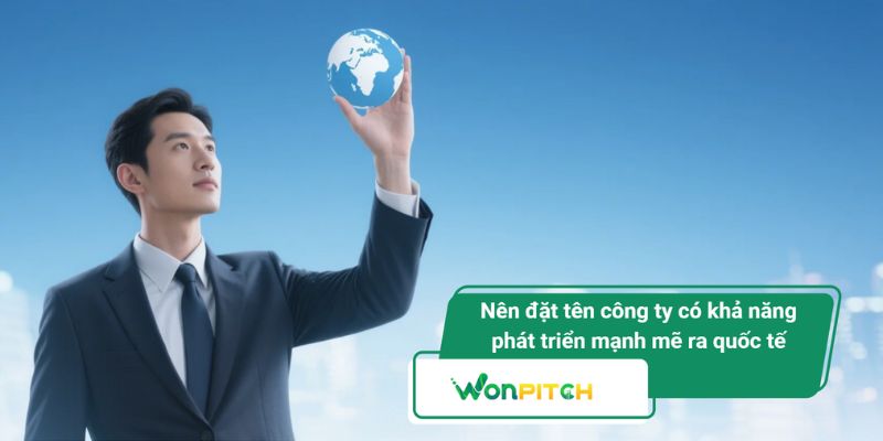Bí quyết đặt tên công ty đúng luật và thu hút khách hàng 2 Nên đặt tên công ty có khả năng phát triển mạnh mẽ ra quốc tế