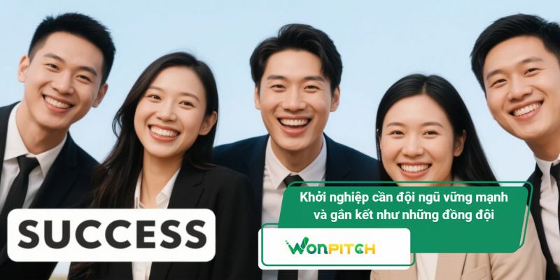 CEO Hoàng Trí Quang: Khởi nghiệp sáng tạo doanh nghiệp cần có đồng đội 2 Khởi nghiệp cần đội ngũ vững mạnh và gắn kết như những đồng đội
