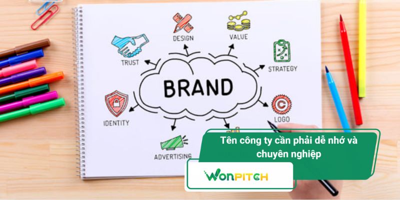 Bí quyết đặt tên công ty đúng luật và thu hút khách hàng 1 Tên công ty cần phải dễ nhớ và chuyên nghiệp