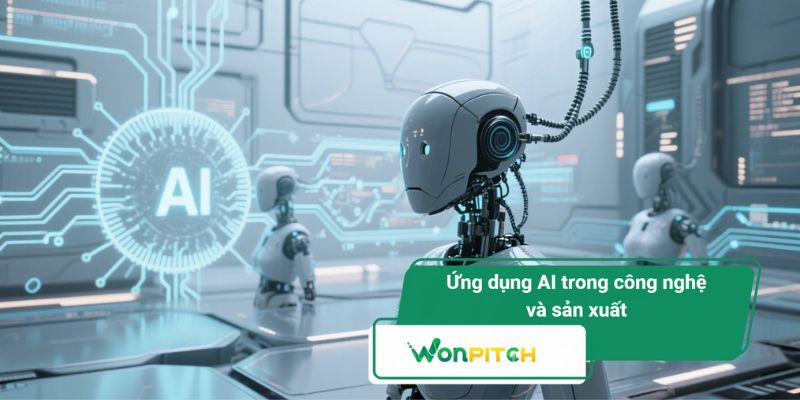 6 Ý tưởng phát triển ứng dụng AI tiềm năng lớn cho Startup 2 Ý tưởng ứng dụng AI trong công nghệ và sản xuất