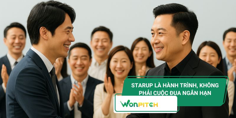 WonPitch kỷ nguyên mới với sự điều hành của Giám đốc Trần Hữu Thắng 2 CEO Trần Hữu Thắng phát biểu về định hướng tương lai của WonPitch