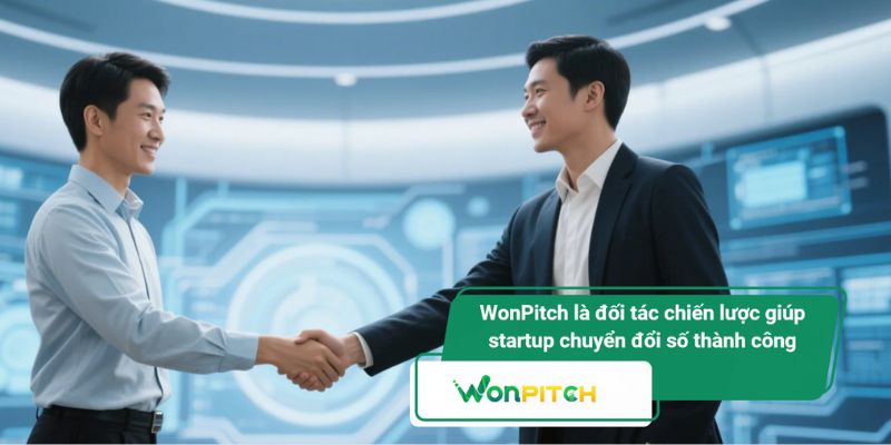 Chuyển đổi số: Chiến lược giúp doanh nghiệp bứt phá dẫn đầu 3 WonPitch là đối tác chiến lược giúp startup chuyển đổi số thành công